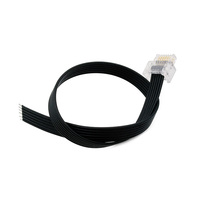 Kabel Data Wedo 2.0 CAT 3 Grosir, Konektor Le.go 6P6C, Kompatibel dengan Aksesoris Motor SPIKE BOOST, Tersedia Stok
