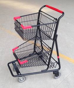 MOQ 100 PC Chariots de courses de supermarché à double couche - Product Image 2