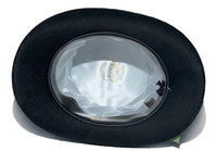 A111901 Chapeau haut de forme en laine 100% Véritable chapeau présidentiel Chapeau magique Hauteur 22CM