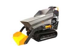 BITSMANN 500kg Mini Gummi ketten kipper Compact Crawler Power Barrow mit Frontlader motor und Motor komponenten zum Verkauf