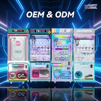Machine à griffes de luxe pour jeu en ligne Jeu d'arcade à pièces avec commande par manette pour centres de jeux Prix bon marché