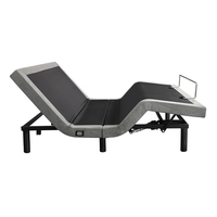 Sommier de lit électrique convertible et réglable, rembourré et pliable, avec rangement pour matelas – Extension de la gamme de produits