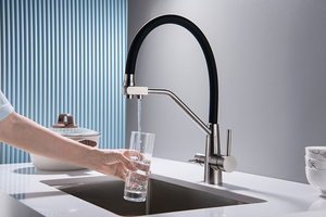 2023 Canada Style beccuccio in Silicone 3 in 1 miscelatore da cucina Pre-risciacquo <span class=keywords><strong>rubinetti</strong></span> per lavello <span class=keywords><strong>filtro</strong></span> per acqua <span class=keywords><strong>a</strong></span> 3 vie rubinetto da cucina - Product Image 3