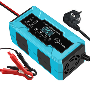 Cargador de Baterí<span class=keywords><strong>a</strong></span> de Gel para Motocicleta y Automóvil con Pantalla LCD de 6V 12V 2A, Cargador de Baterí<span class=keywords><strong>a</strong></span> de Plomo-Ácido de 6V 12V 2ah-20ah, con Carcasa de ABS - Product Image 6