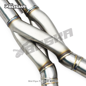 Tubo de escape de acero inoxidable 3D con diseño de tubo Z de longitud igual, el más popular de fábrica, para BMW M3/M4 G80/G82 3.0T 2021-2024 - Product Image 6
