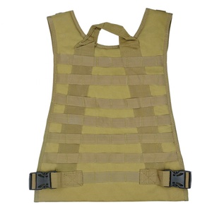 Heren Nylon Polyester Waterdichte Camouflage Tactische Vest Fabriek-Accurate Molle Plaat Drager Borst Tuig Voor Persoonlijke Verdediging - Product Image 3