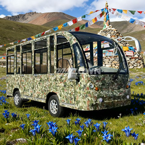 Vehículo Eléctrico Cerrado Impermeable para 11 Pasajeros, para Transporte en Bosques, Defensa Nacional y Educación - Product Image 5