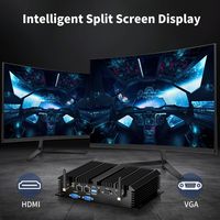 Mini PC industriel embarqué sans ventilateur, Core I5-4200U, Windows 10 Pro, 16 Go de RAM, 512 Go de SSD, 2*COM RS232, 4xUSB3.0, en stock