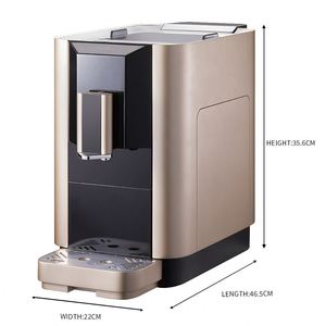 เครื่องชงกาแฟเอสเพรสโซ่อัตโนมัติเต็มรูปแบบ รุ่น Household 19 Bar พร้อมหน้าจอแสดงผลดิจิตอลอัจฉริยะ - Product Image 5