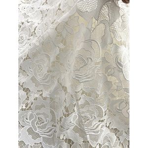 Cordón químico de guipur personalizado, tela de guipur con bordado Floral, venta directa de fábrica, nuevo estilo, alta calidad - Product Image 4