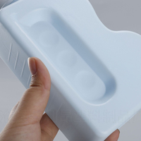 Flacon de lotion de 500 ml, forme ronde ovale carrée, emballage en plastique HDPE vide pour savon liquide, nettoyant, désinfectant, adoucissant/assouplissant