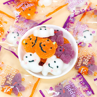 Wholesale Halloween Candy Fruit Fudge Soft Cartoon Shape Boxed Gift for Kids Fun Snack Sharing 11g 20 Pieces