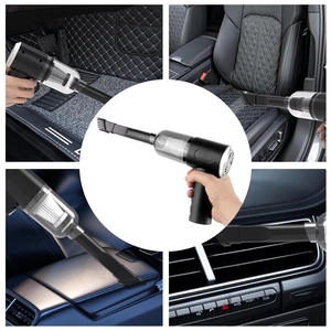 <span class=keywords><strong>Aspirateur</strong></span> de voiture portable rechargeable par USB, <span class=keywords><strong>aspirateur</strong></span> électrique <span class=keywords><strong>avec</strong></span> une puissance d'aspiration de 121-150AW, capacité de poussière de 1-2L, utilisation domestique et automobile - Product Image 3