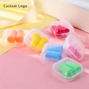 Tapones para los Oídos de Espuma Impresos Personalizados - Artículos Esenciales para Dormir y Viajar para Promociones - Product Image 1