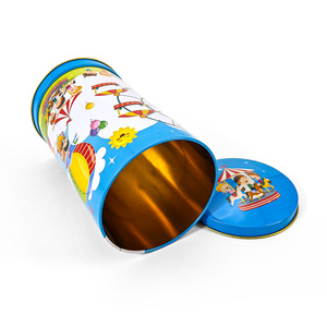 Jinyuanbao Boîte de conserve ronde de <span class=keywords><strong>musique</strong></span> festive sur le thème du carnaval de qualité alimentaire en métal pour les bonbons/chocolats/biscuits - Product Image 2