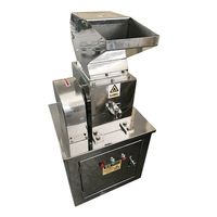 Industriële roestvrijstalen motor voor het vermalen van suikerriet, arabische gom, bladeren, matcha, zout en poeder voor voedselverwerking.