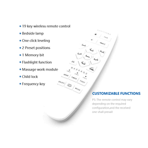 Cama Eléctrica Ajustable con Estructura de Madera, Motores Dobles, Elevación Paralela, Control Remoto, Función de Masaje, 10 Años de Garantía, para Dormitorio/Apartamento - Product Image 3