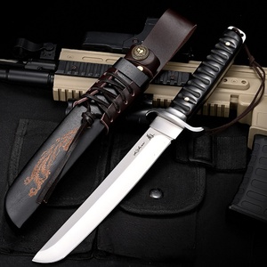 Cuchillo de acero 3Cr13mov Big Ma Shi para camping al aire libre con mango de madera, personalizable, para bricolaje, regalo, cuchillo para alimentos y frutas - Product Image 5