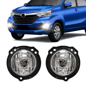 For Toyota Ayla 2017-ON Front Bumper Halogen Fog Light Driving Lamp Kit For Toyota Avanza 2012 2013 2014 2015 2016 2017 2018