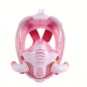 Dual Tube Snorkeling Mask 3 Window Anti Fog Waterproof Wide View Breathable For Adults And Children Swimming Diving Equipment - Product Image 2