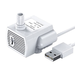 Pompe de fontaine à eau pour animaux de compagnie 5V 1A DC submersible alimentée par USB, boîtier en plastique, utilisation sur bureau - Product Image 5