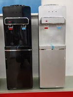 Bouteille en plastique de 5 gallons, filtre de distributeur d'eau chaude/normale/froide avec armoire de rangement