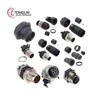 Conector macho TL 8-04BMMM-SL7B03 SERIE M, M8, CÓDIGO A, METÁLICO, 3A, conector a granel