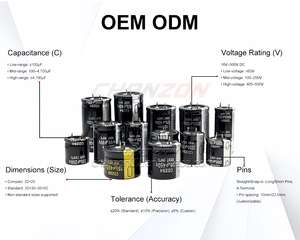 Chất lượng cao Bolt 100V - 600V nhôm tụ điện điện phân tất cả VDC UF công suất lớn vít thiết bị đầu cuối điện áp cao tụ - Product Image 3
