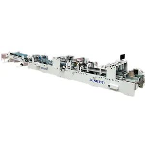 Automatic 4/6 Corner Paper Carton Box Folder Gluer Machine/ 1&2&3&4&6 Point