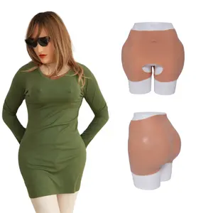 Modelador de corpo feminino sexy big num calcinha de silicone para nádegas falsas e quadril em silicone colorido