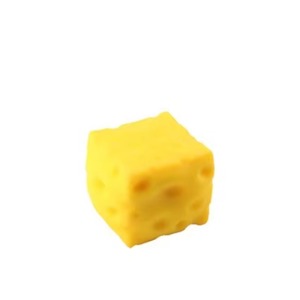 Nouveau style, grand jouet à presser en caoutchouc en forme de fromage, version extra large, amusant, anti-stress, cadeau, vente en gros - Product Image 1