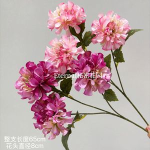 Fleurs artificielles de pivoine Secret Garden, décorations de mariage rouges - Product Image 4