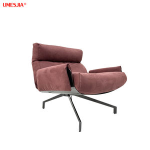<span class=keywords><strong>Fauteuil</strong></span> <span class=keywords><strong>Club</strong></span> 57 en <span class=keywords><strong>cuir</strong></span> véritable, chaise longue avec pieds en métal, chaise de détente, coque en acier inoxydable - Product Image 3