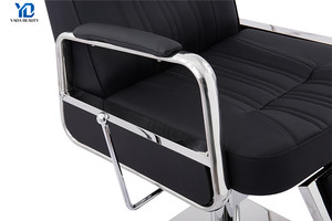 Sentetik deri yüksek denisity sünger modern İtalyan tarzı berber hidrolik stil sandalyeler antika berber koltuğu satılık - Product Image 6