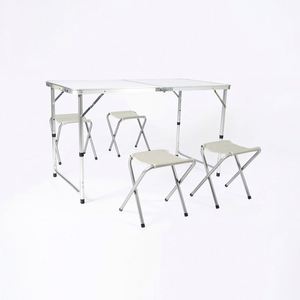 Portable Aluminum <b>Foldable</b> Camping Picnic Suitcase <b>Table</b> for <b>Outdoor</b> Park and Courtyard - Product Image 5