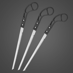 Hand Saw High Carbon Steel Blade Black Handle Garden Outdoor Portable Cocktail Type C1B17 - Product Image 1