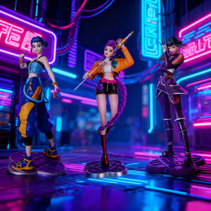 K- 데몬 헌터스 조이 루미 코스프레 영화 PVC 피규어 만화 마녀 사냥 수제 미라 예쁜 소녀 1/60 스케일 모델 장식 - Product Image 2