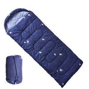 Saco de Dormir de Forro Polar y Nailon con Capucha, Estilo Sobre, para Adultos, para Invierno y Todas las Estaciones, para Acampar al Aire Libre, Siesta en la Oficina, Uso Doméstico - Product Image 4