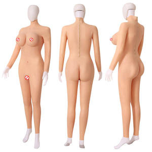 Silikon-Bodysuit für Crossdresser Realistischer Ganzkörperanzug Weicher Dehnbarer Femskin Brust- und Hüftverstärker OEM-Fabrik - Product Image 6