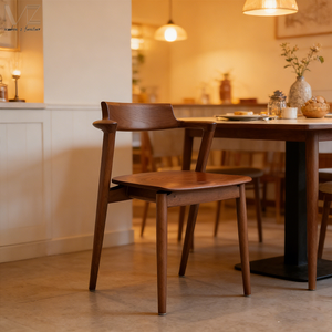 Midden Eeuw Moderne Luxe Indoor Dinning Stoel Bentwood Franse Stijl Houten Eetkamer Fauteuils Voor Restaurant - Product Image 2