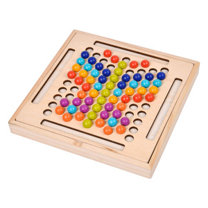 <span class=keywords><strong>Jeu</strong></span> de correspondance de perles colorées - <span class=keywords><strong>Jeu</strong></span> de société éducatif en bois pour l'éveil des enfants et l'entraînement à la concentration parent-enfant - Product Image 4