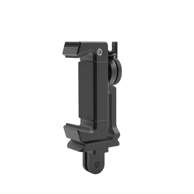 Aluminium Alloy Phone Clamp Tripod Mount Adapter with Gopro Adapter for Desk Usage
