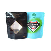 Les sacs faits sur commande de nourriture de fermeture éclair de 4x5 pouces 3.5g mylar de plastique de Matt imprimant votre logo tiennent la poche de papier d'aluminium pour l'emballage alimentaire