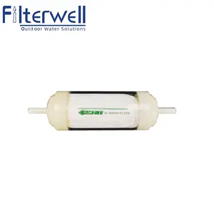 Filterwell OEM שקוף דיור עבור בית מים purfiication אולטרה נמוך לחץ UF מים מסנן, חיצוני קמפינג מסנן