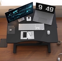 Bureau d'ordinateur debout pliable nu Support imprimé d'établi facile à assembler pour le réglage de la hauteur pour une utilisation de bureau pour ordinateur portable