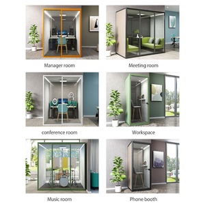 Cabines de réunion insonorisées portables modernes pour l'extérieur, le jardin, le bureau, la maison et l'école - Product Image 3