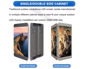 Kunden spezifische <span class=keywords><strong>Single</strong></span> Double Side 4G Fernbedienung Wifi PC Drahtlose Außenwerbung Straßen laternen mast <span class=keywords><strong>LED</strong></span>-Anzeige Videobild schirm - Product Image 5