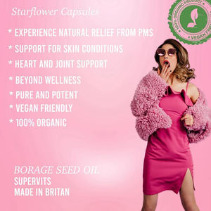 Huile de Borage de haute qualité et capsules d'acide gamma-linolénique : améliorent la peau et favorisent la santé cardiaque (gélules molles) - Product Image 2