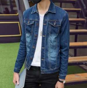 <span class=keywords><strong>Giacca</strong></span> di Jeans da <span class=keywords><strong>Uomo</strong></span> Primavera-Autunno Moda Casual Unisex Oversize con Effetto Tie-Dye Sfumato <span class=keywords><strong>Giacca</strong></span> da Lavoro Disponibile - Product Image 5