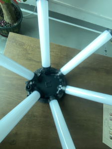 Nouvelle lumière annulaire LED à 6 tubes à intensité variable avec télécommande sans fil pour la photographie, la vidéo, le remplissage de lumière, le maquillage - Product Image 2